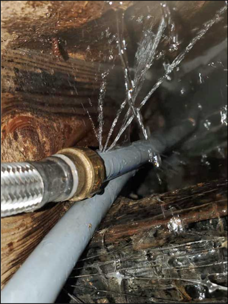 leaking polyb